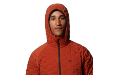 Image of Mountain Hardwear Stretchdown Light Pullover - Mens, Dark Copper, Small, 1942971838-Dark Copper-S