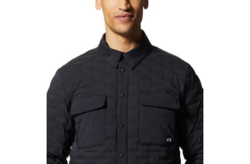 Image of Mountain Hardwear Stretchdown Light Shacket - Mens, 010, M, 2003981-010-M
