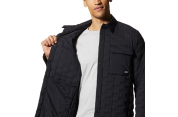 Image of Mountain Hardwear Stretchdown Light Shacket - Mens, 010, M, 2003981-010-M