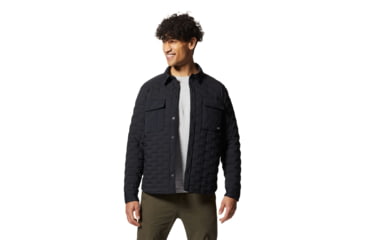 Image of Mountain Hardwear Stretchdown Light Shacket - Mens, 010, M, 2003981-010-M