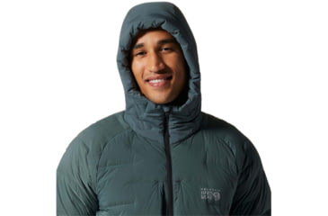Image of Mountain Hardwear Stretchdown Parka - Mens, Black Spruce, Large, 1942931352-L