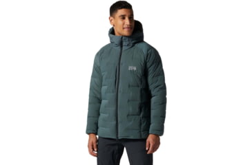 Image of Mountain Hardwear Stretchdown Parka - Mens, Black Spruce, Large, 1942931352-L