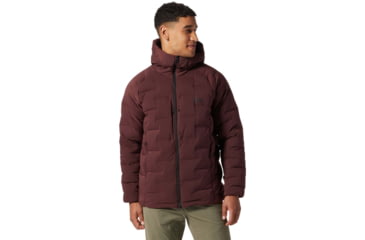 Image of Mountain Hardwear Stretchdown Parka - Mens, Washed Raisin, Large, 1942931629-L