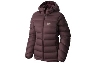Image of Mountain Hardwear StretchDown Plus Hooded Jacket - Women's-Purple Plum-X-Small