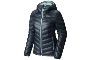 Image of Mountain Hardwear StretchDown RS Hooded Jacket - Women's-Zinc-Medium