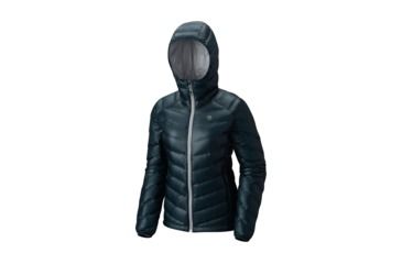 Image of Mountain Hardwear StretchDown RS Hooded Jacket - Womens, Blue Spruce, Medium OL0140310-M
