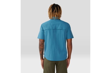 Image of Mountain Hardwear Stryder Short Sleeve Shirt - Mens, Caspian, Medium, 2070501442-M