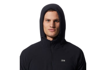 Image of Mountain Hardwear Summit Grid Hoody - Men's, Black, XL, 2105711-010-XL