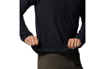 Image of Mountain Hardwear Summit Grid Hoody - Men's, Black, XL, 2105711-010-XL