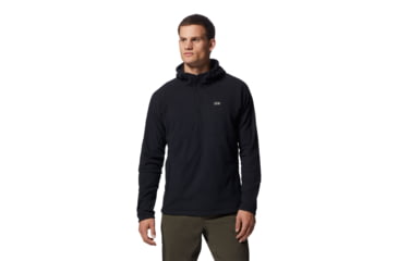 Image of Mountain Hardwear Summit Grid Hoody - Men's, Black, XL, 2105711-010-XL