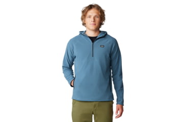 Image of Mountain Hardwear Summit Grid Hoody - Men's, Adriatic Blue, S, 2105711-444-S