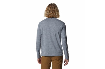 Image of Mountain Hardwear Sunblocker Long Sleeve Top - Men's, Foil Grey Heather, XL, 2027871-056-XL