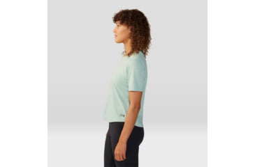 Image of Mountain Hardwear Sunblocker Short Sleeve Shirt - Womens, Mineral Spring Heather, Large, 2067781334-L