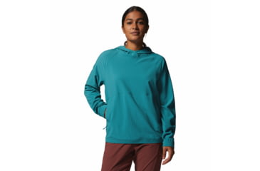 Image of Mountain Hardwear Sunshadow Long Sleeve Hoodies - Womens, Palisades, Medium, 1924091349-Palisades-M