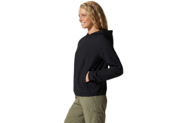Image of Mountain Hardwear Sunshadow Long Sleeve Hoody - Womens, Black, Small, 1924091010-S