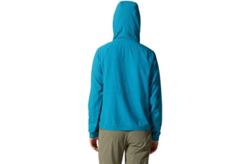 Image of Mountain Hardwear Sunshadow Long Sleeve Hoody - Womens, Vinson Blue, Medium, 1924091446-M