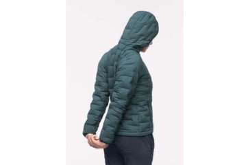Image of Mountain Hardwear Super DS Stretchdown Hooded Jacket - Womens, Blue Spruce, Large, 1846431310-L