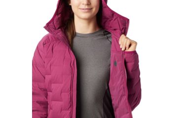 Image of Mountain Hardwear Super/DS Stretchdown Hooded Jacket - Womens, Divine, Small, Regular Inseam, OL7673662-S