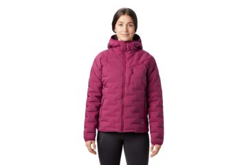 Image of Mountain Hardwear Super/DS Stretchdown Hooded Jacket - Womens, Divine, Small, Regular Inseam, OL7673662-S