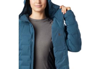 Image of Mountain Hardwear Super/DS Stretchdown Hooded Jacket - Women's, Icelandic, Large, OL7673324-L