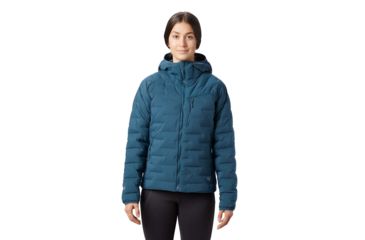 Image of Mountain Hardwear Super/DS Stretchdown Hooded Jacket - Women's, Icelandic, Large, OL7673324-L