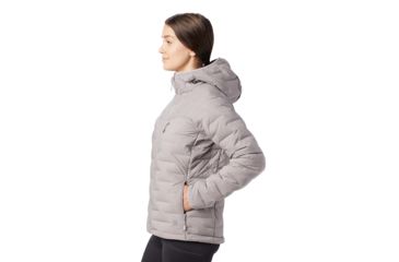 Image of Mountain Hardwear Super/DS Stretchdown Hooded Jacket - Womens, Mystic Purple, Large, Regular Inseam, OL7673514-L