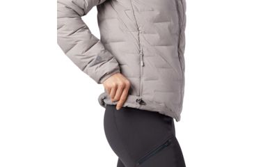 Image of Mountain Hardwear Super/DS Stretchdown Hooded Jacket - Womens, Mystic Purple, Large, Regular Inseam, OL7673514-L