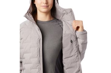 Image of Mountain Hardwear Super/DS Stretchdown Hooded Jacket - Womens, Mystic Purple, Large, Regular Inseam, OL7673514-L