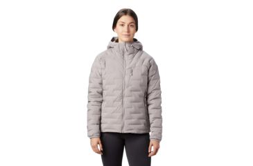 Image of Mountain Hardwear Super/DS Stretchdown Hooded Jacket - Womens, Mystic Purple, Large, Regular Inseam, OL7673514-L