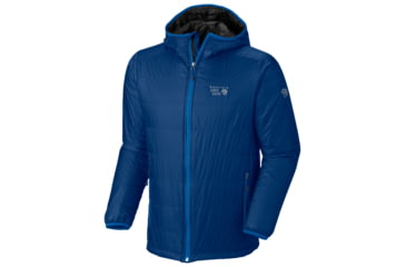 Image of Mountain Hardwear Thermostatic Hooded Jacket - Men's-Royal-X-Large