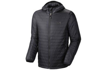 Image of Mountain Hardwear Thermostatic Hooded Jacket - Mens-Black-X-Large