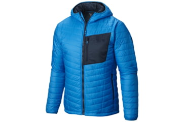 Image of Mountain Hardwear Thermostatic Hooded Jacket - Mens-Dark Compass-Small