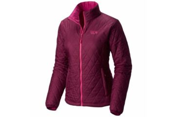 Image of Thermostatic Jacket - Womens-Dark Raspberry-Small