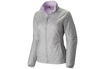 Image of Mountain Hardwear Thermostatic Jacket - Womens-Steam/Phantom Purple-Small