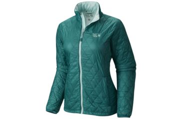 Image of Mountain Hardwear Thermostatic Jacket - Womens-Teal Green-Medium