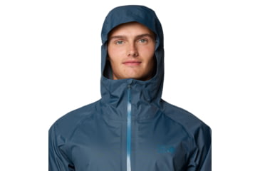 Image of Mountain Hardwear Threshold Jacket - Mens, Moon Blue, Adriatic Blue, L, 190423032549