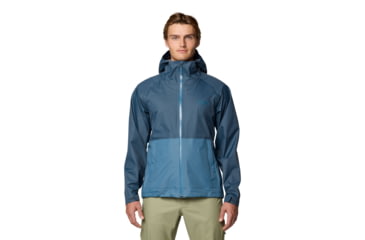 Image of Mountain Hardwear Threshold Jacket - Mens, Moon Blue, Adriatic Blue, L, 190423032549