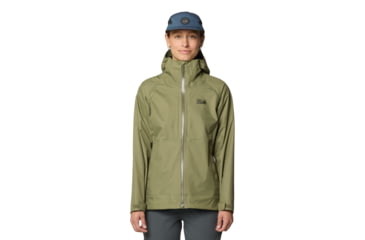 Image of Mountain Hardwear Threshold Jacket - Womens, Mission Olive, XL, 190423048458
