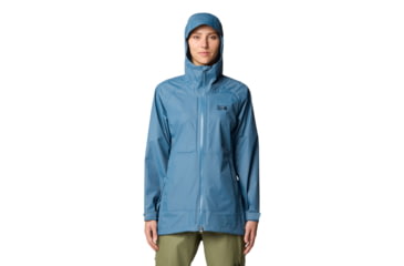Image of Mountain Hardwear Threshold Parka - Womens, Adriatic Blue, S, 190423037636