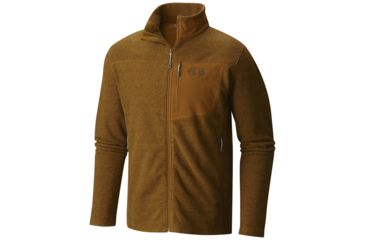 Image of Mountain Hardwear Toasty Twill Jacket - Men's-Golden Brown-X-Large
