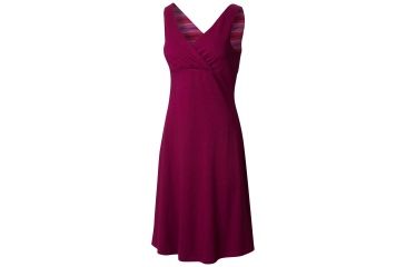 Image of Mountain Hardwear Tonga Solid Dress - Womens-Dark Raspberry-Large