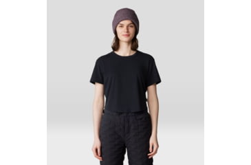 Image of Mountain Hardwear Trekkin Go Short Sleeve Shirt - Women's, Black, L, 2023271-010-L