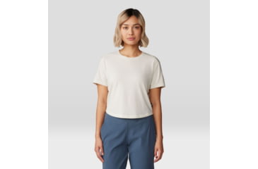 Image of Mountain Hardwear Trekkin Go Short Sleeve Shirt - Women's, Stone, L, 2023271-022-L