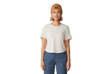 Image of Mountain Hardwear Trekkin Go Short Sleeve Shirt - Women's, Stone, L, 2023271-022-L