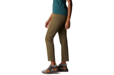 Image of Mountain Hardwear Twill Ankle Jean - Womens, Light Army, 12, 32, OL7728333-12-R