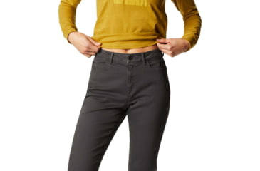 Image of Mountain Hardwear Twill Ankle Jean - Womens, Shark, 14, 32, OL7728011-14-R