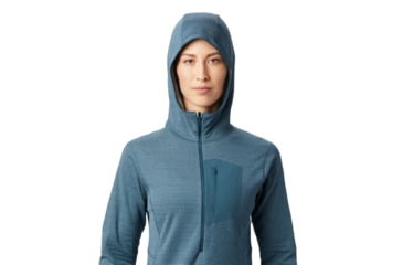 Image of Mountain Hardwear Type 2 Fun 3/4 Zip Hoody - Womens, Icelandic, Extra Small, 1893771324-Icelandic-XS