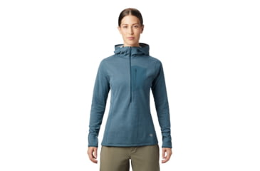 Image of Mountain Hardwear Type 2 Fun 3/4 Zip Hoody - Womens, Icelandic, Extra Small, 1893771324-Icelandic-XS
