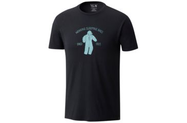 Image of Mountain Hardwear Wearable Sleeping Bag Short Sleeve T-Shirt - Men's, Black, XL 1764361010-XL