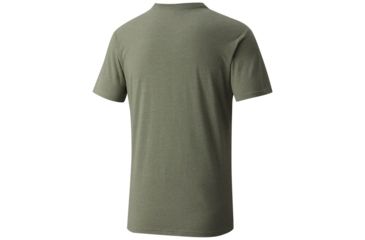 Image of Mountain Hardwear Wearable Sleeping Bag Short Sleeve T-Shirt - Men's, Heather Green Fade, S 1764361394-S